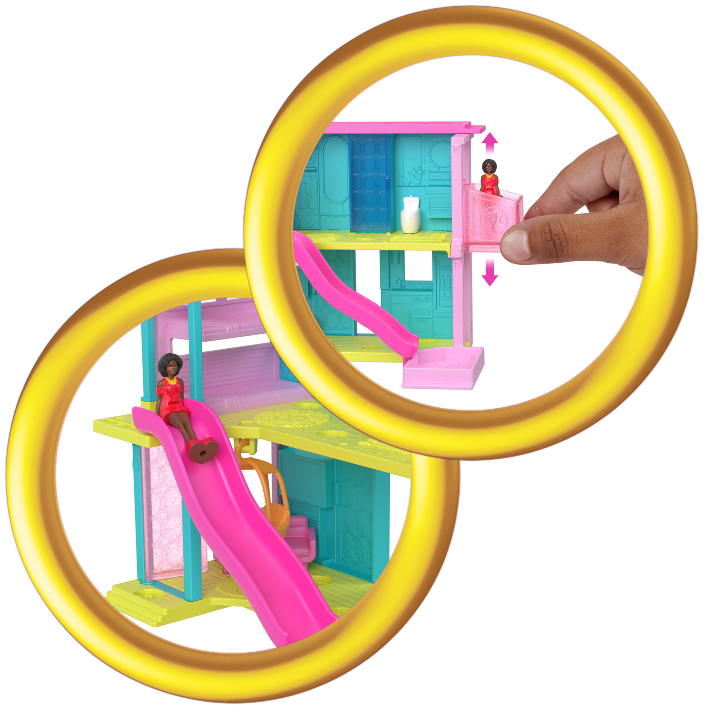 Barbie  Mini Barbieland  Coffrets  Maison de Poupée, Poupée 3,81 Cm
