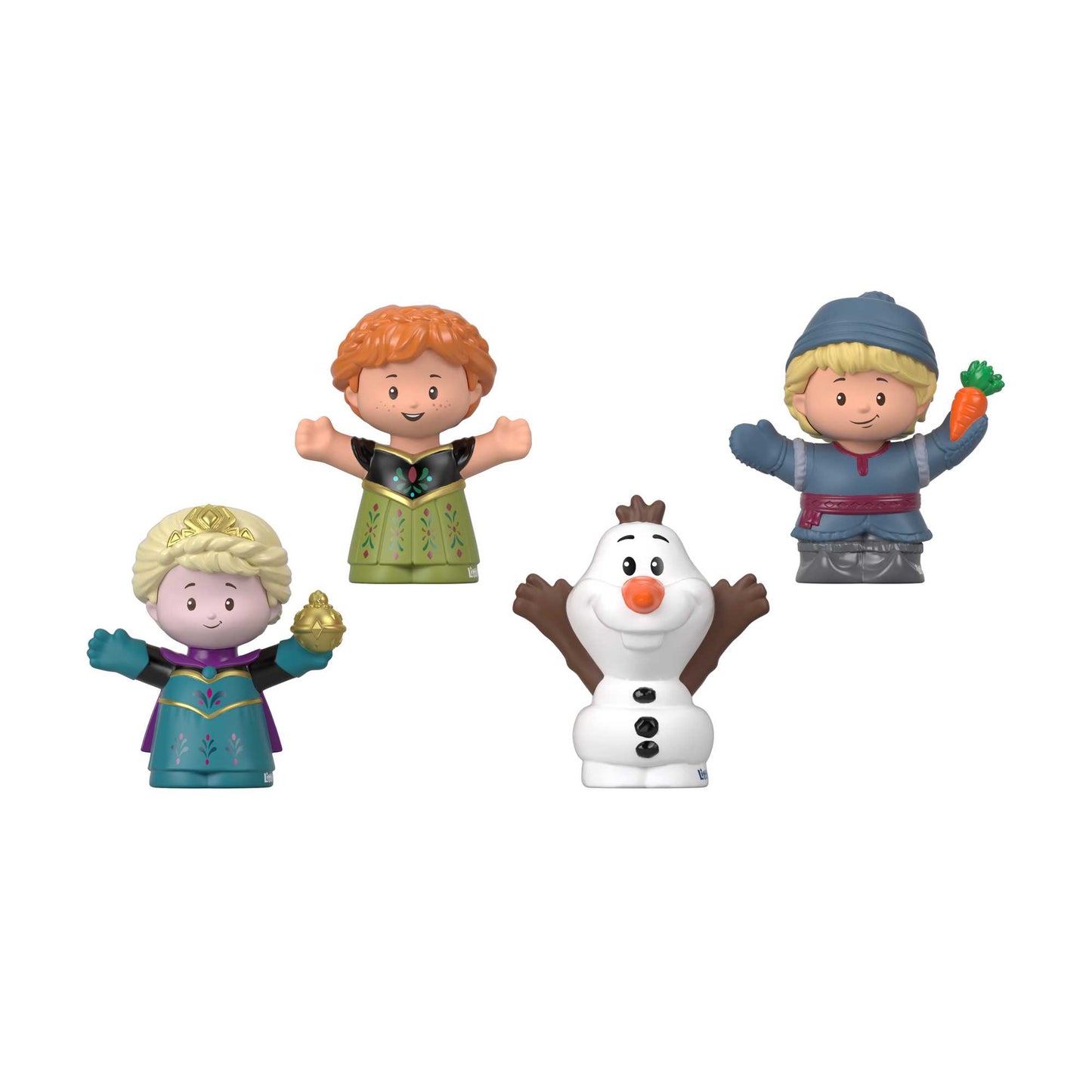 Fisher-Price Little People Lot de 4 Figurines Disney La Reine des Neiges