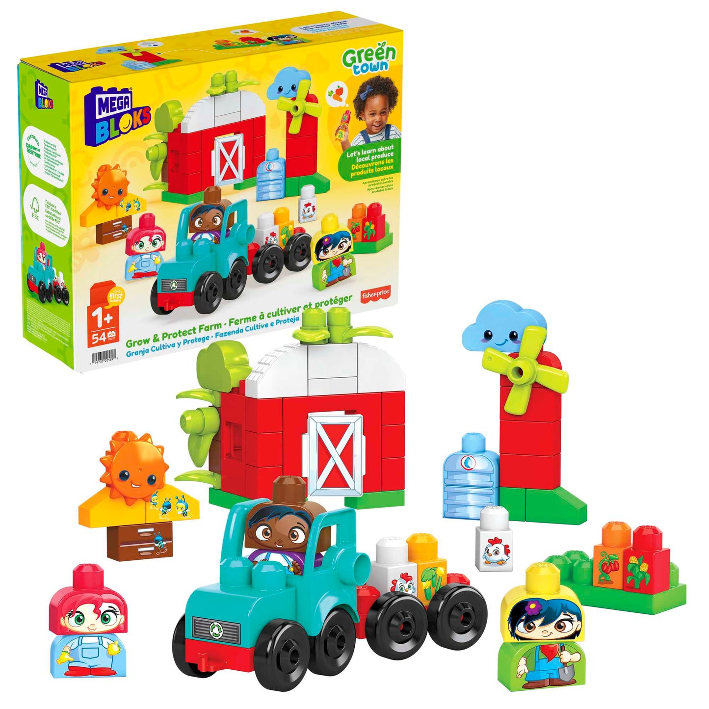 Mega Bloks Ville Verte Ferme Culture et Protection