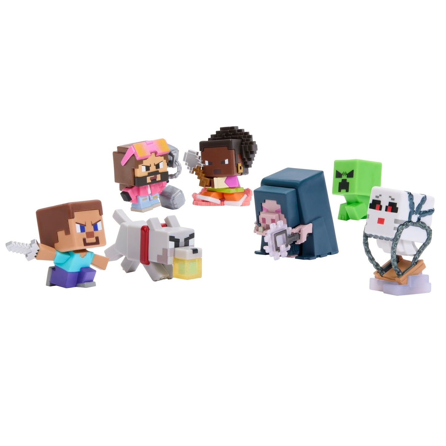 Minecraft –Mode Mini – Coffret Figurines –Coffret Combat Monde Normal
