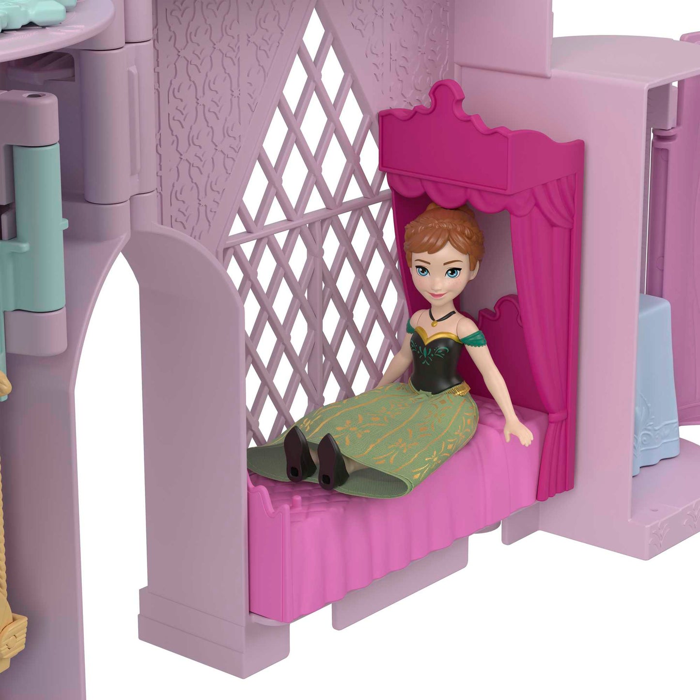 Disney Frozen Casa de Muñecas Castillo de Anna Apilable